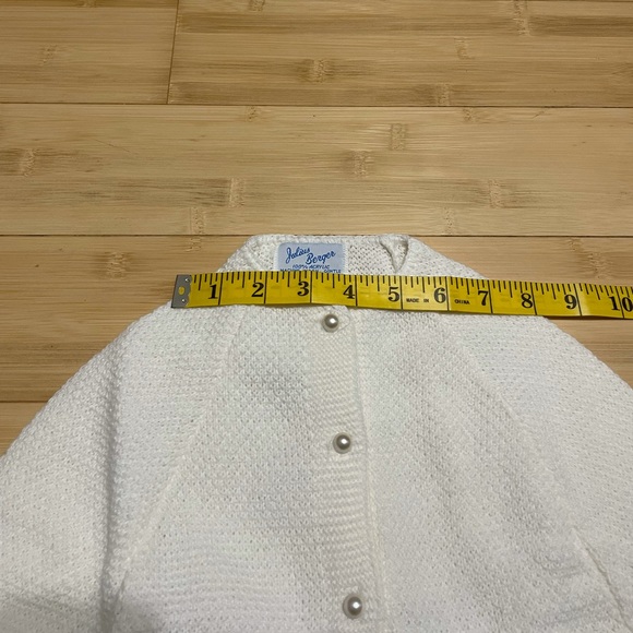 NEW Julius Berger Sweater Shaw P & P Cape Newborn Infant Girl - Picture 4 of 6